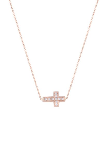 Just Diamond Necklace Cross