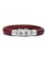 ben small red leather armband