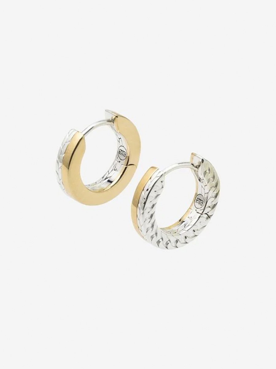 Esther Dual Hoops Silver Gold Vermeil Set