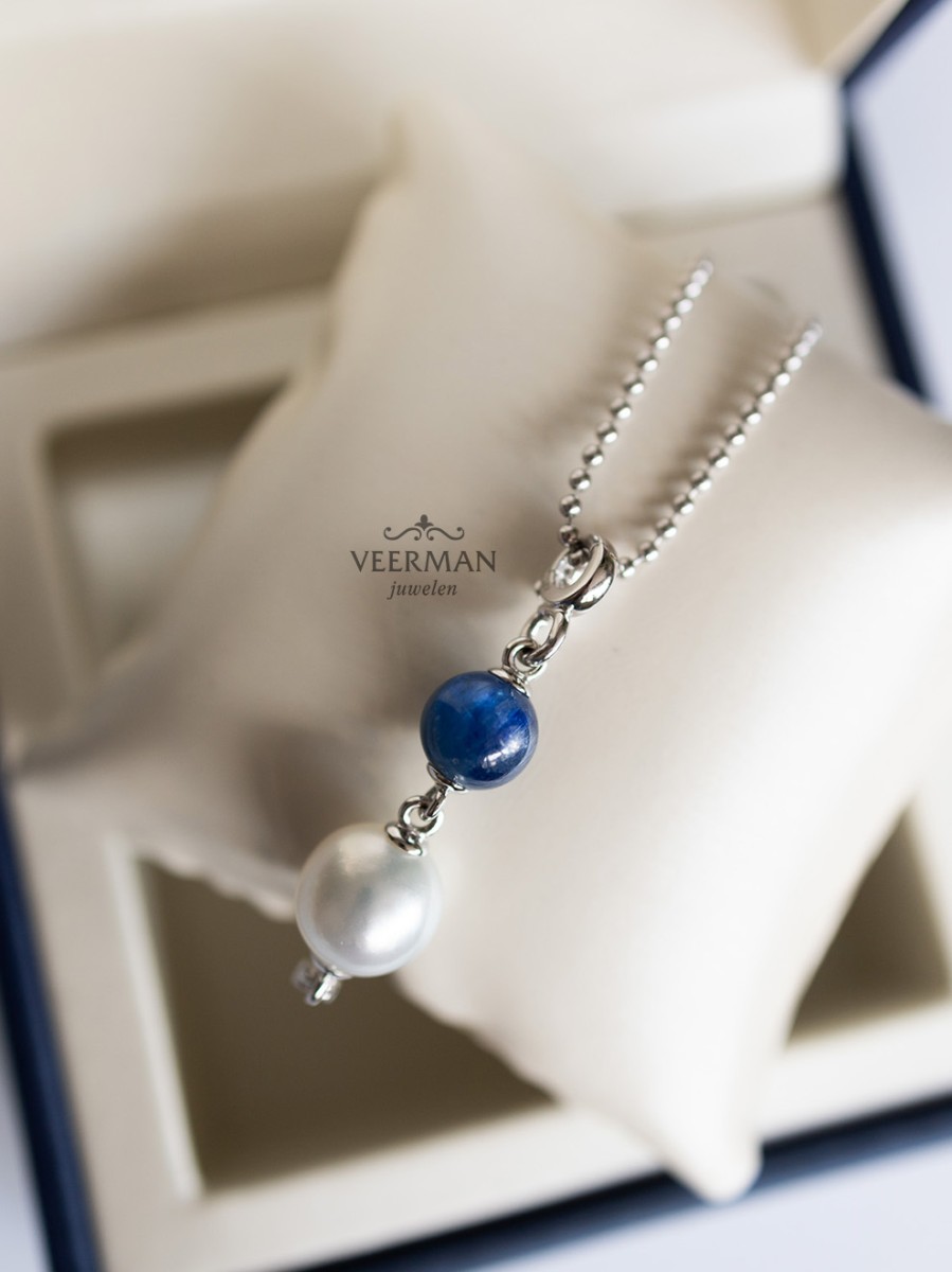 Witgouden hanger parel 8HW3329KYZZI