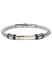 Stalen armband met roségoud BR-AUD01DB