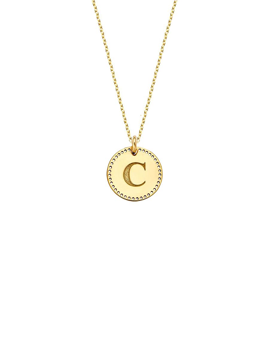 just franky identity circle small perforated ketting
