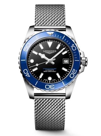 L3.779.4.90.6 - Hydroconquest 39mm blauw/zwart