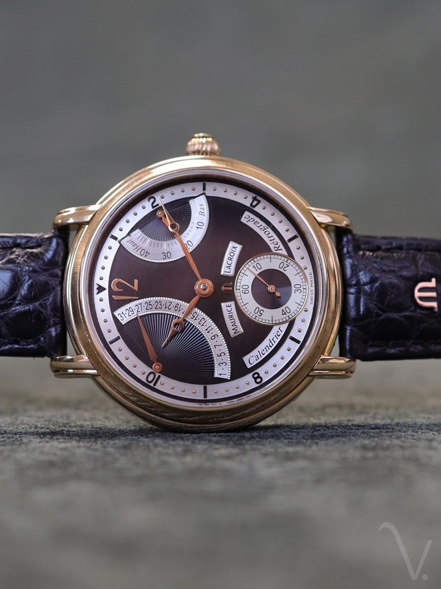 Maurice Lacroix Retrograde 18K Rosegoud - MP6368 | Veerman Juwelen