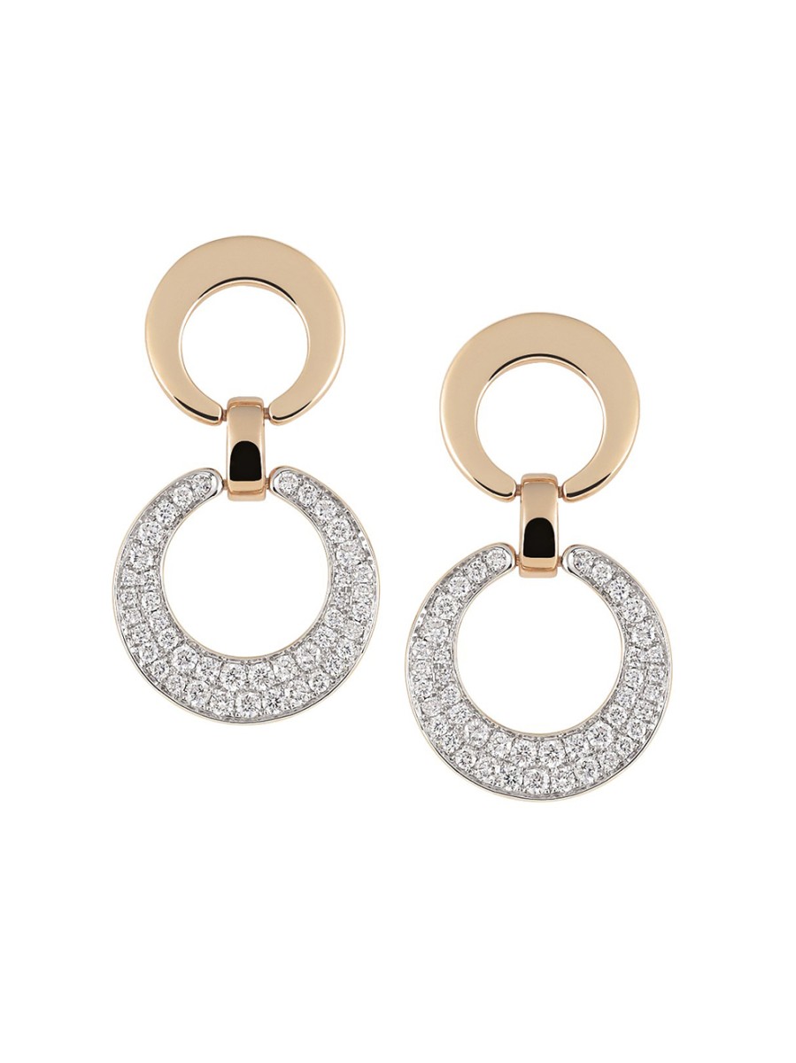 Mezzaluna oorsieraad met briljant NE1501R