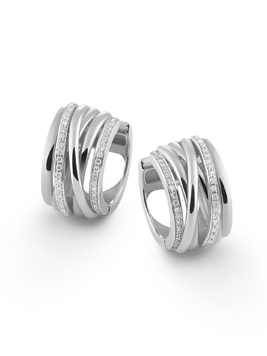 Mezzeluna Creolen witgoud E1915W