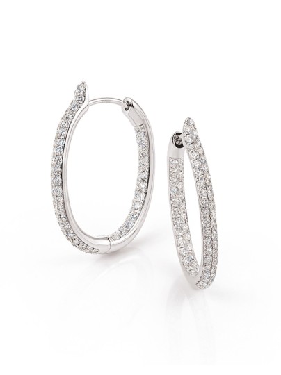 Amori creolen met diamant