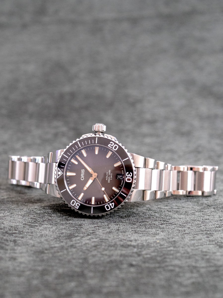 Pre-Owned Oris Aquis Date 0140077694154-0782209PEB Pre-Owned Oris Aquis Date 0140077694154-0782209PEB