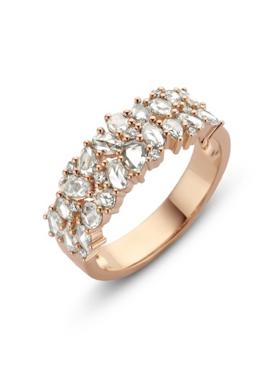 Jackie Collection roségouden ring met diamant