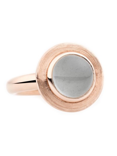 Solar ring met aquamarijn