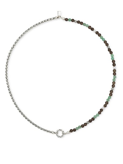 Spirit Bead Stacking Aventurijn Rookkwarts collier 177AV