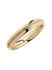 Trouwring geelgoud met parelrand en 1 diamant