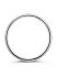 Trouwring witgoud bol 3mm
