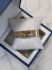 Vintage geelgouden slavenarmband met sierbloemen