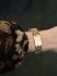 Vintage geelgouden slavenarmband met sierbloemen