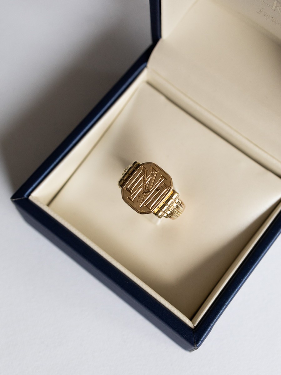 Vintage monogramring Vintage monogramring